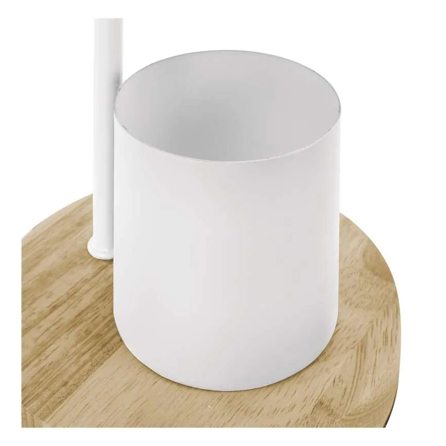 Настолна лампа POPPY 1xE27/25W/230V бяла