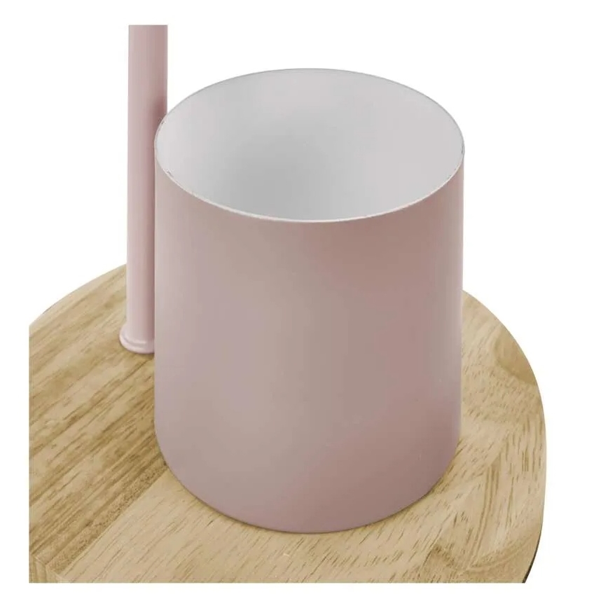 Настолна лампа POPPY 1xE27/25W/230V розова