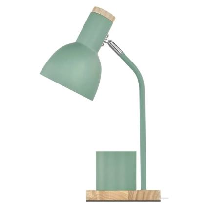 Настолна лампа POPPY 1xE27/25W/230V зелена