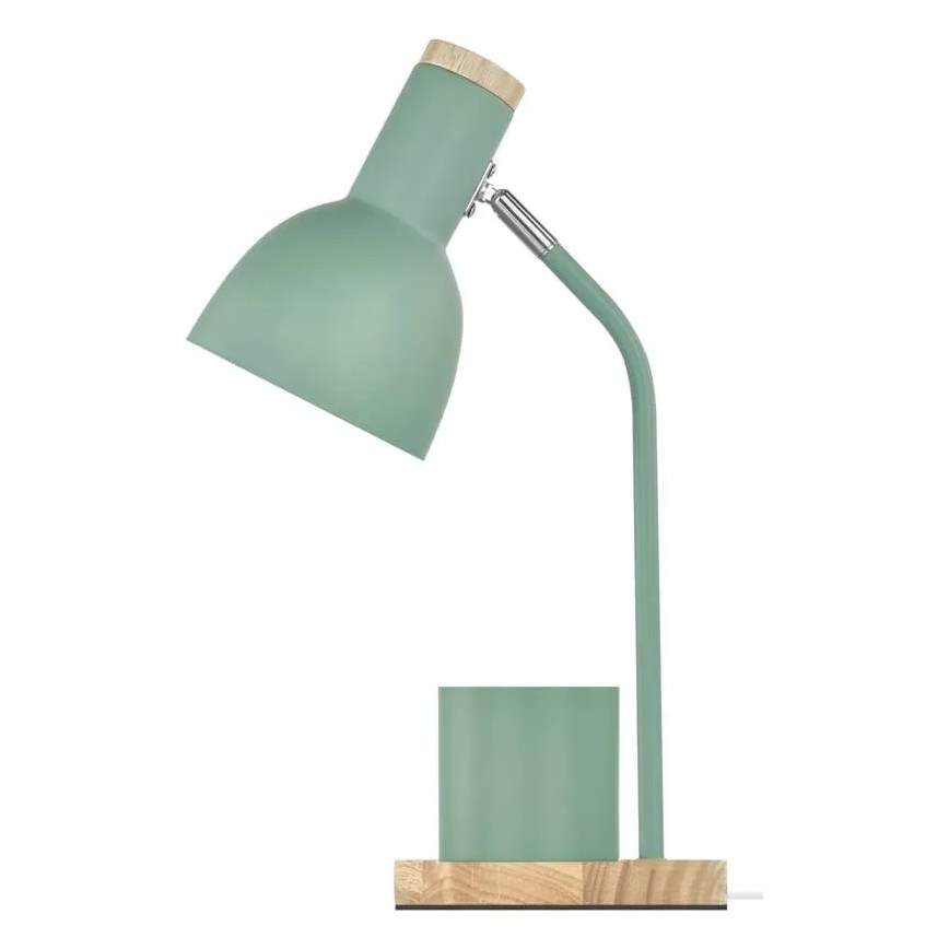 Настолна лампа POPPY 1xE27/25W/230V зелена