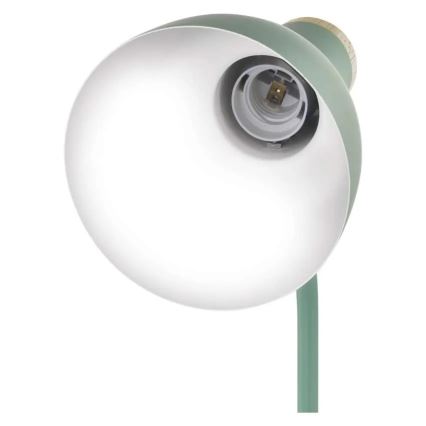 Настолна лампа POPPY 1xE27/25W/230V зелена