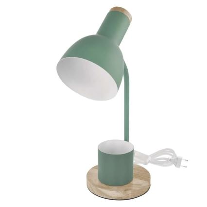 Настолна лампа POPPY 1xE27/25W/230V зелена