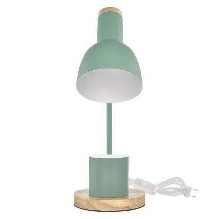 Настолна лампа POPPY 1xE27/25W/230V зелена