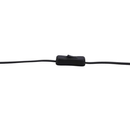 Настолна лампа PRIMA GOLD 1xE27/60W/230V черен/златист
