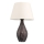 Настолна лампа RAMZES 1xE27/40W/230V бяла/кафява