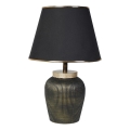 Настолна лампа RAMZES 1xE27/40W/230V черна/златна