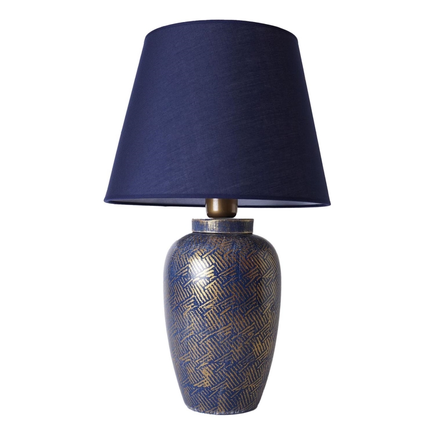 Настолна лампа RAMZES 1xE27/40W/230V синя
