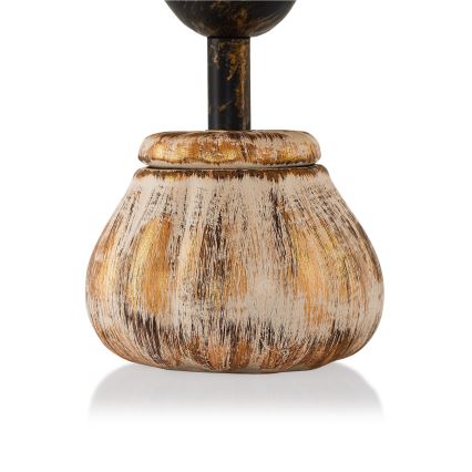 Настолна лампа RAMZES 1xE27/40W/230V кремава/златна