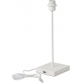 Настолна лампа с USB порт 1xE27/15W/230V бяла