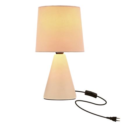 Настолна лампа SATTI 1xE14/40W/230V кремава
