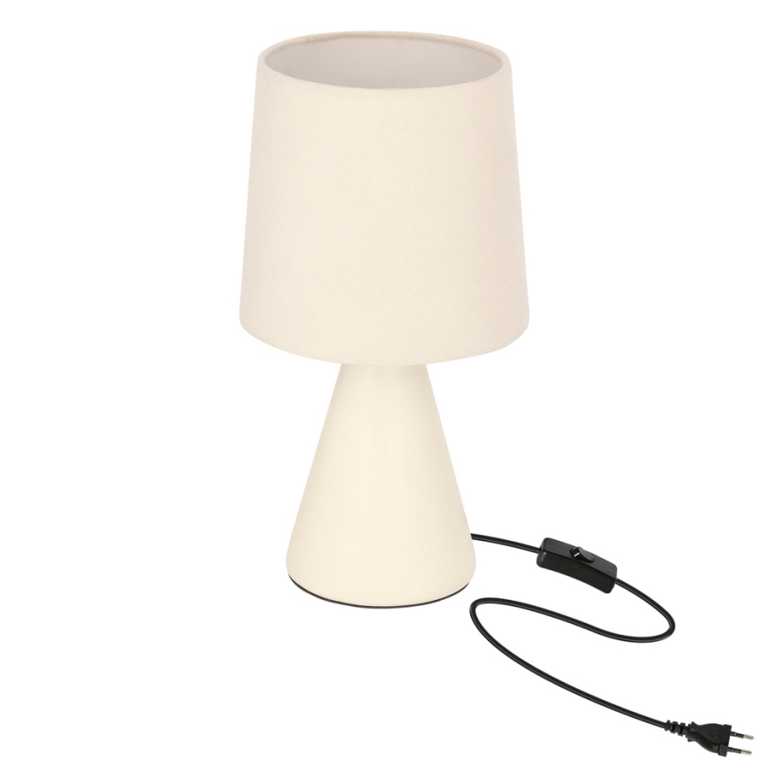 Настолна лампа SATTI 1xE14/40W/230V кремава