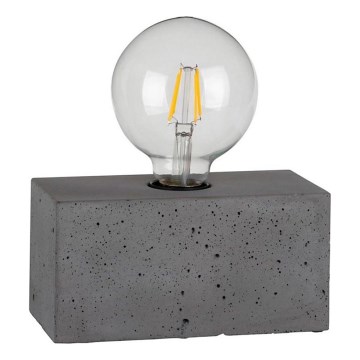 Настолна лампа STRONG DOUBLE 1xE27/25W/230V бетон - FSC сертифицирана