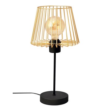 Настолна лампа TORRI 1xE27/15W/230V златист/черен