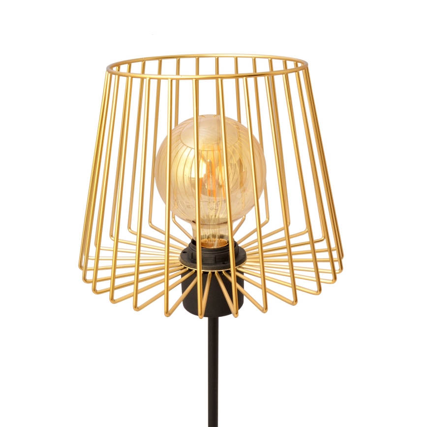 Настолна лампа TORRI 1xE27/15W/230V златист/черен