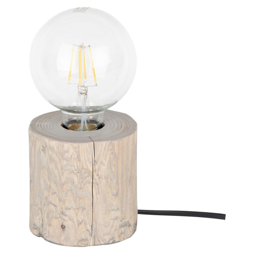 Настолна лампа TRABO 1xE27/25W/230V бор
