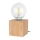 Настолна лампа TRONGO SQUARE 1xE27/25W/230V дъб