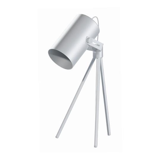 Настолна лампа TUBA 1xE27/24W/230V бяла