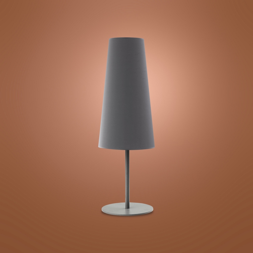 Настолна лампа UMBRELLA 1xE27/15W/230V сива