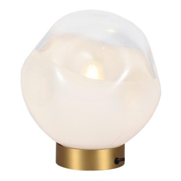 Настолна лампа VANA 1xE27/40W/230V кремава/златна