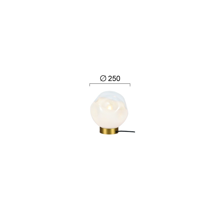 Настолна лампа VANA 1xE27/40W/230V кремава/златна