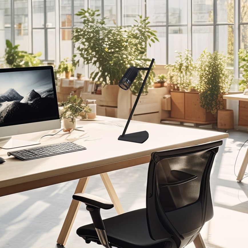 Настолна лампа VERTICAL 1xGU10/8W/230V черен