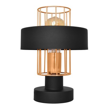 Настолна лампа VOLTA 1xE27/15W/230V черна/златиста