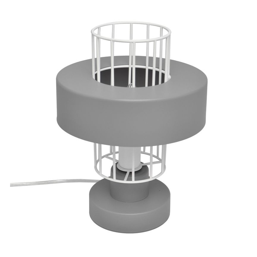 Настолна лампа VOLTA 1xE27/15W/230V сива