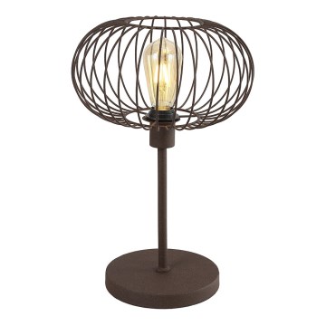 Настолна лампа WIRE 1xE27/15W/230V кафява