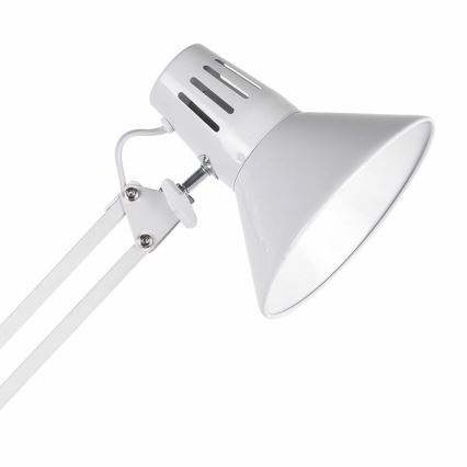 Настолна лампа WORKER 1xE27/10W/230V бял