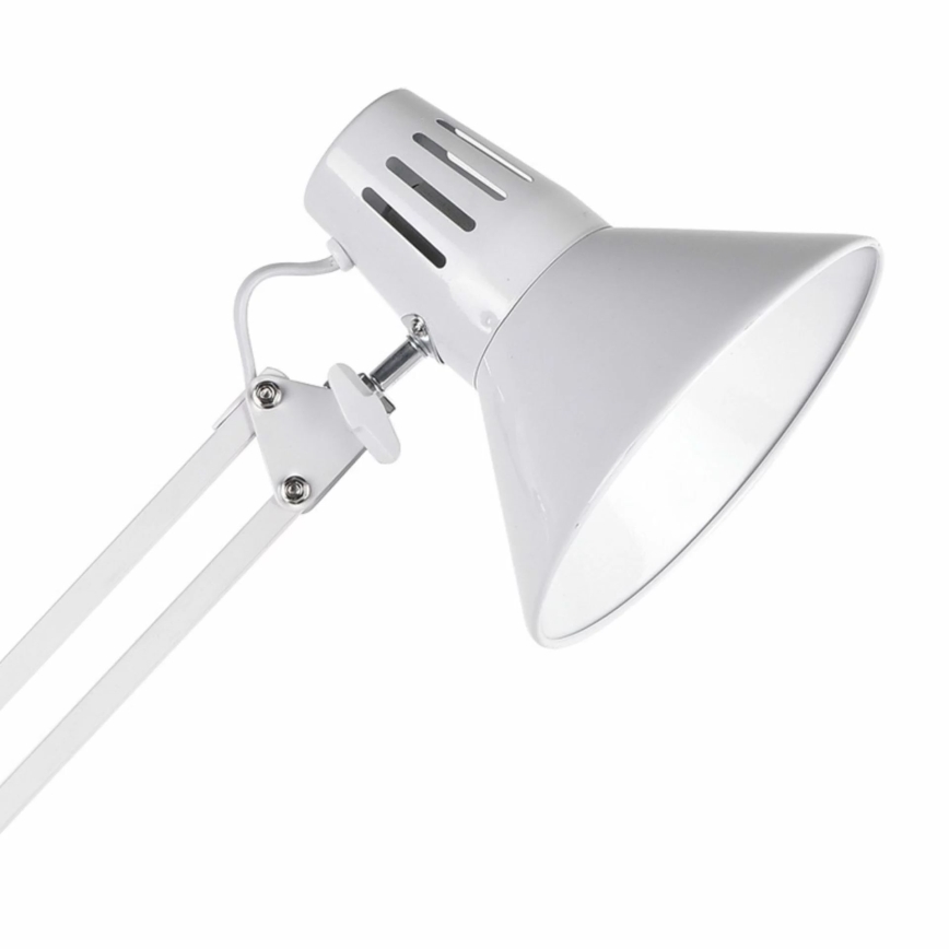 Настолна лампа WORKER 1xE27/10W/230V бял