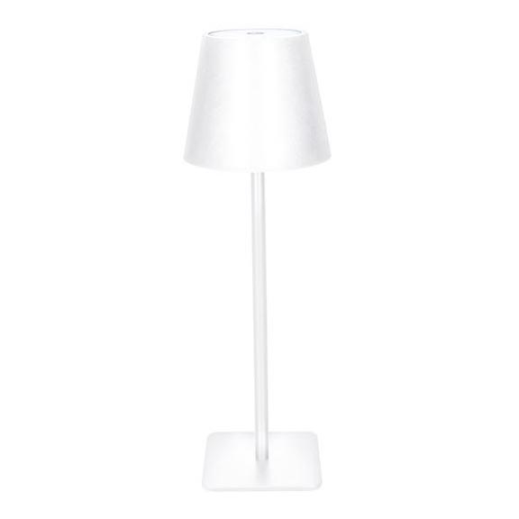 Настолна LED лампа LUCCA, сензорна, с регулируема яркост и презареждаема (3,7V, 2000 mAh), 3000/4000/6500K, бяла