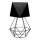 Настолна лампа ADAMANT LARGE 1xE27/60W/230V черна