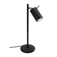 Настолна лампа RING 1xGU10/40W/230V черна
