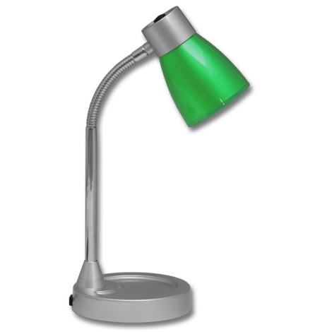 Настолна лампа TINA 1xE14/25W/230V зелена