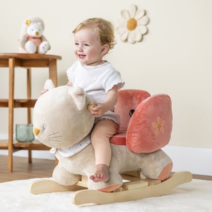 Nattou - Люлееща се играчка LANA котка