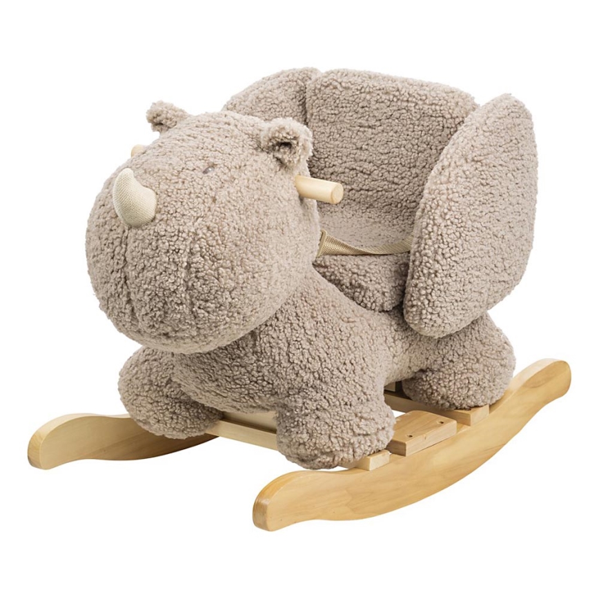 Nattou - Люлееща се играчка TEDDY носорог