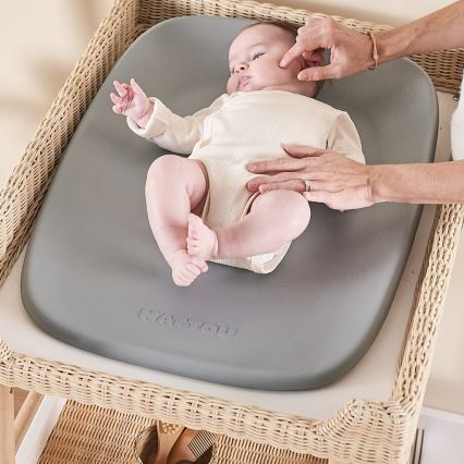 Nattou - Подложка за смяна SOFTY 50x70 см сив