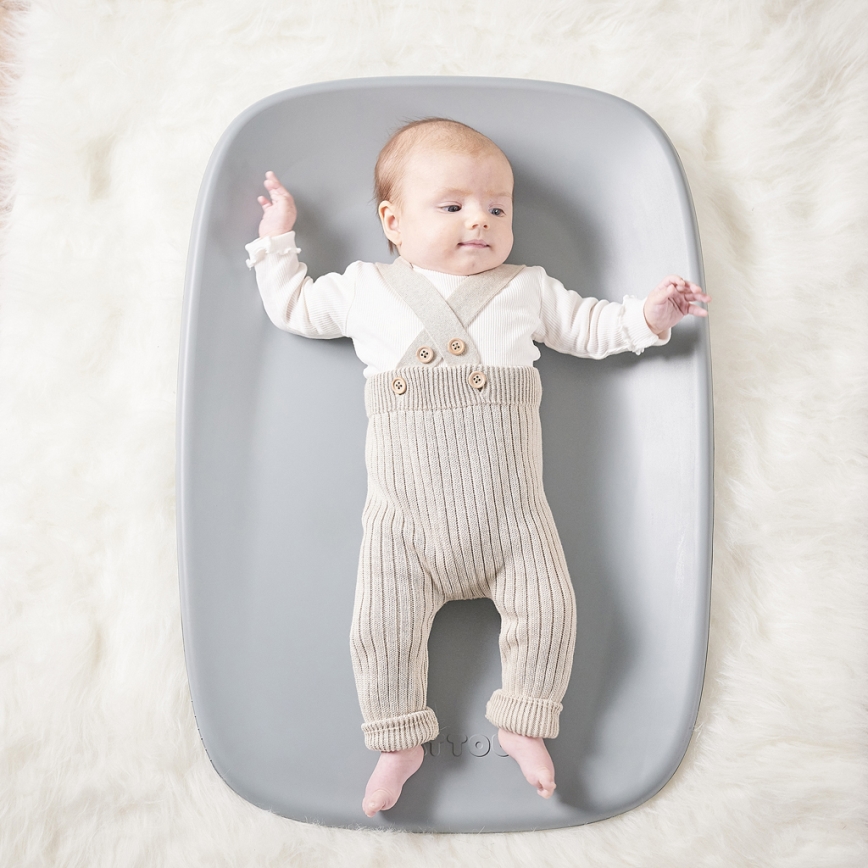 Nattou - Подложка за смяна SOFTY 50x70 см сив