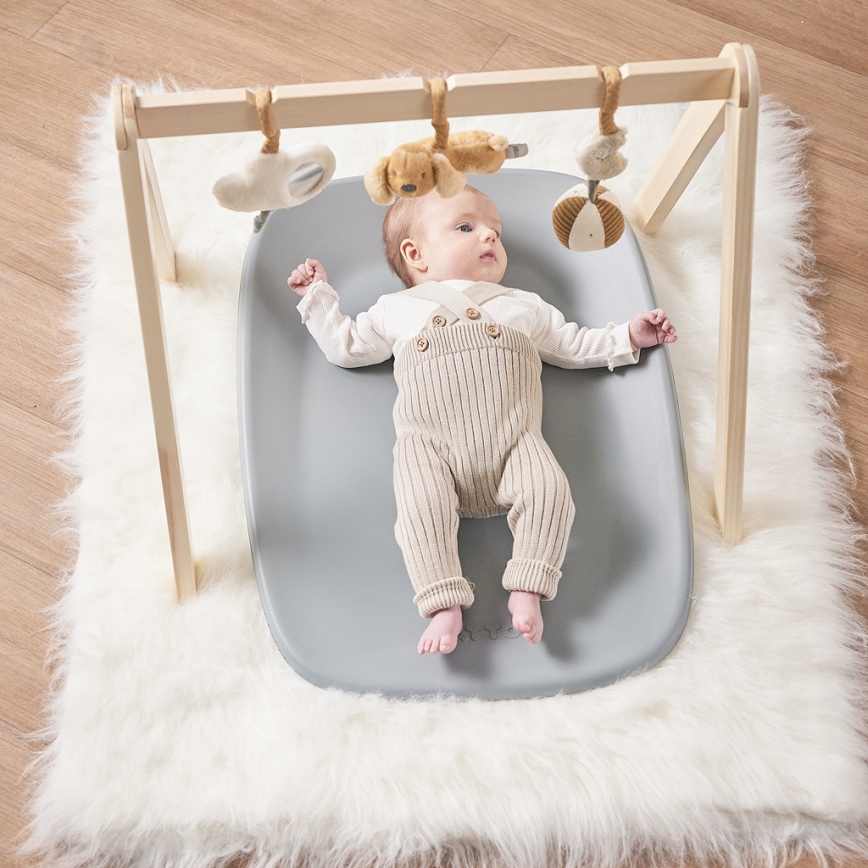 Nattou - Подложка за смяна SOFTY 50x70 см сив