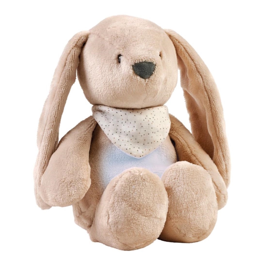 Nattou - Приятел за гушкане с мелодия и светлина SLEEPY BUNNY 4в1 бежов