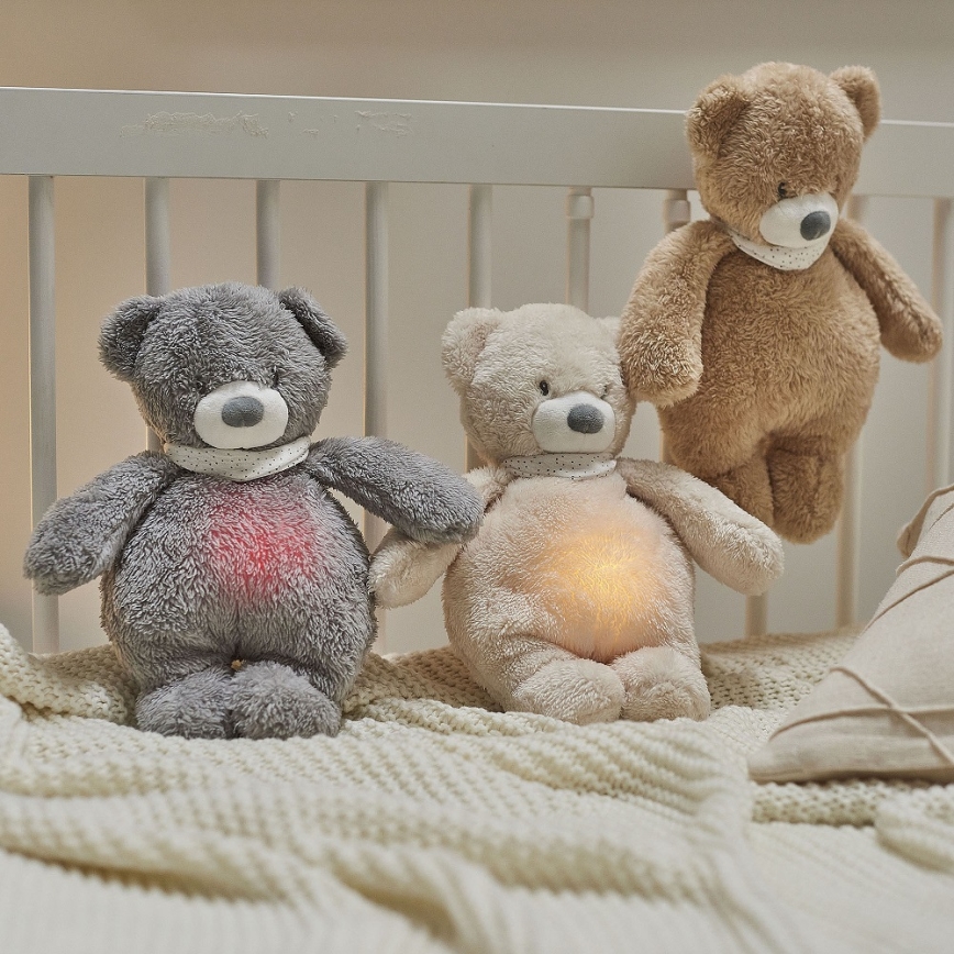 Nattou - Приятел за гушкане с мелодия и светлина SLEEPY BUNNY 4в1 бежов