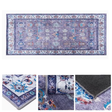 Нехлъзгаем ориенталски килим PRINT SHINE 70x140 см, син