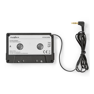 Nedis ACON2200BK - Касетен адаптер MP3 / 3,5 мм щепсел
