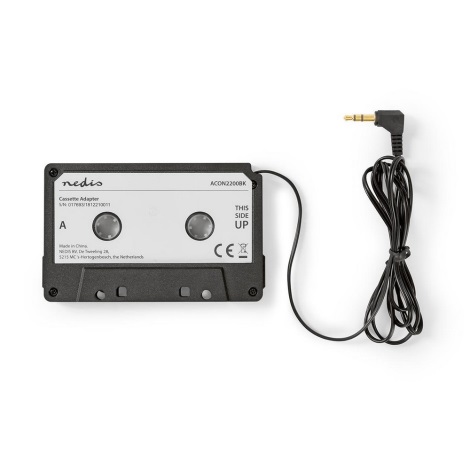 Nedis ACON2200BK - Касетен адаптер MP3 / 3,5 мм щепсел