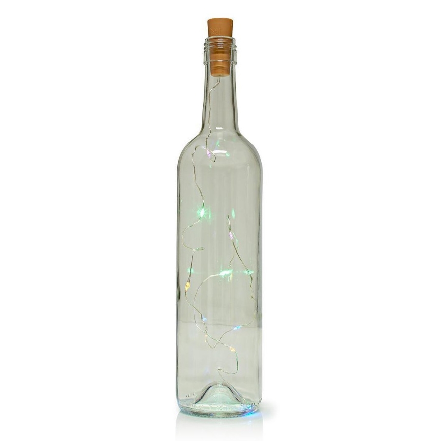 LED Декоративни лампички с тапа за бутилка 8xLED/3xLR44 IP44