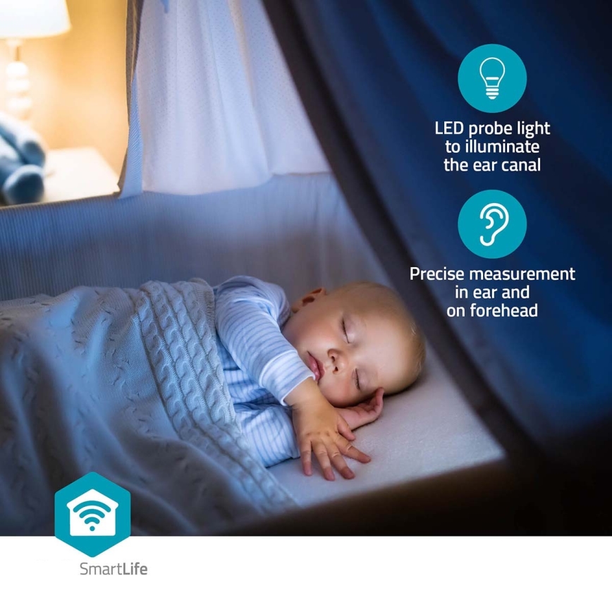 Smart многофункционален инфрачервен термометър Tuya 2xAAA