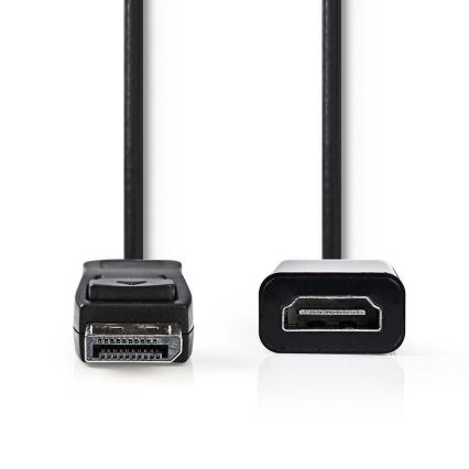 HDMI кабел DisplayPort накрайник - HDMI изход 0.2м
