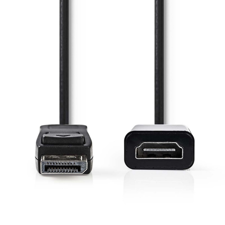 HDMI кабел DisplayPort накрайник - HDMI изход 0.2м
