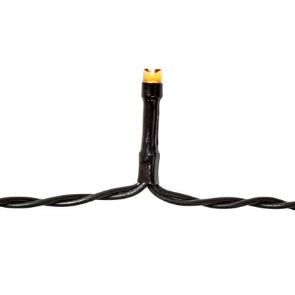 LED Коледни екстериорни лампички 192xLED/7 функции/3xAA 14,9м IP44 топло бели