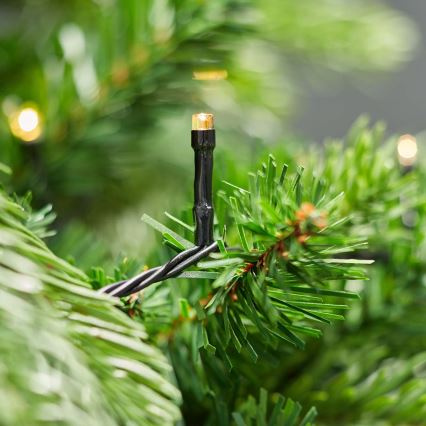 LED Коледни екстериорни лампички 192xLED/7 функции/3xAA 14,9м IP44 топло бели